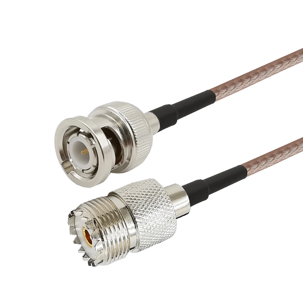 10 см-50 см радиочастотный коаксиальный BNC штекер для UHF Female SO239 разъем RG316 кабель Ham
