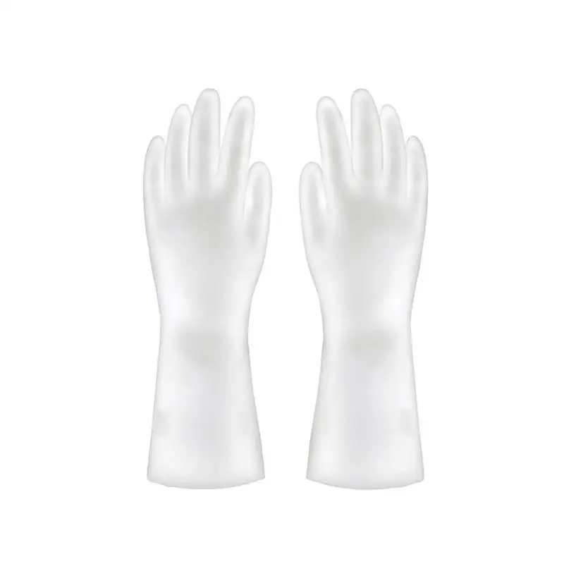1 пара перчаток для мытья посуды, высокопрочные кухонные перчатки для чистки, износостойкие защитные перчатки для рук(случайный узор