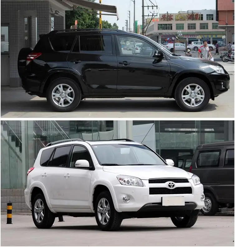 For Toyota RAV4 2006-2012 Roof Rack Rails Bar Luggage Carrier Bars top Racks Rail Boxes Aluminum alloy