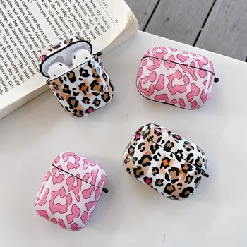 

Cute Sexy Leopard Print IMD Case for Airpods Pro Soft Silicone Luxury Protector Cover For Air Pods Pro 2 Cover Bag with Hook