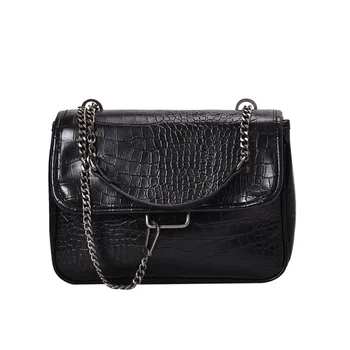 

2020 fashion rock stray bag shoulder messenger bag soft leather large-capacity chain simple messenger bag