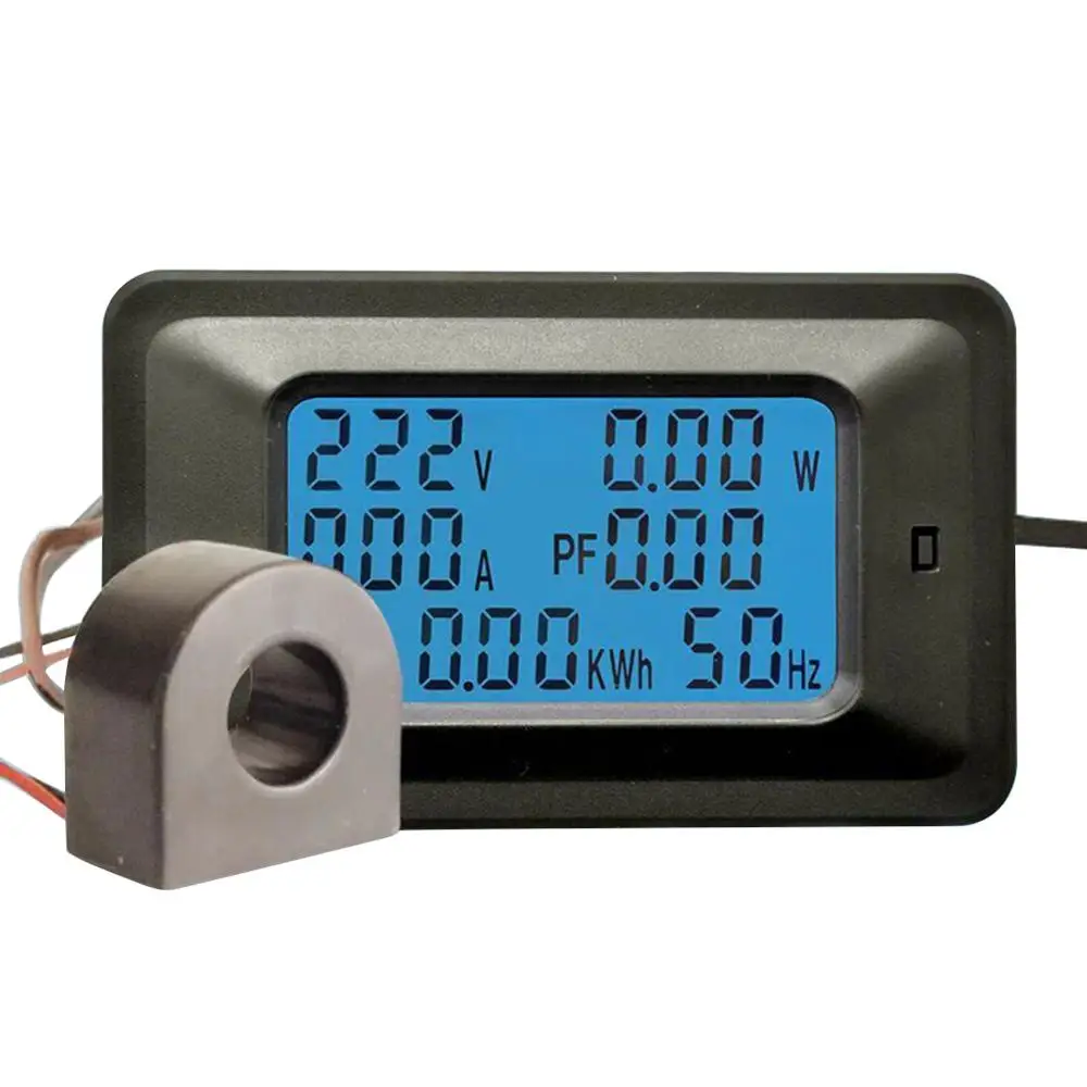 20A/100A AC Pannello ЖК-цифровой Misuratore di Potenza ватт кВтч монитор di Tensione Вольтметр Амперметр тестер инструменты