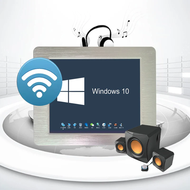 US $472.15 Wholesale 15 All In One PC Mini Pc I5 I7 Desktop Computer 7th Gen Processor 4Gb Ram 64Gb Rom Touch Screen Industrial Panel PC