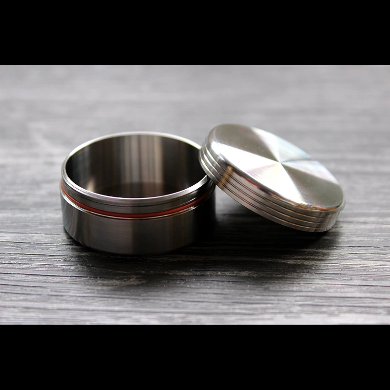 Titanium Waterproof EDC Storage Capsule - Portable Health Pill Container