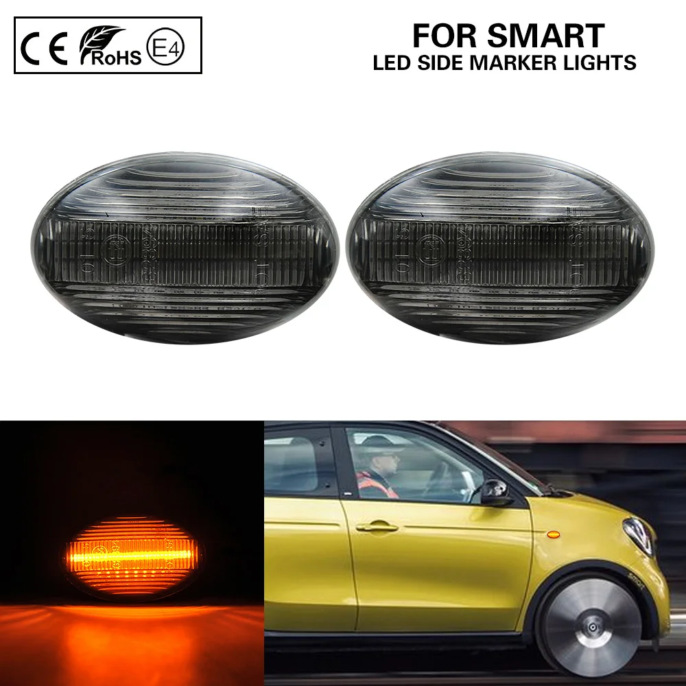Светодиодный фонарь с боковым указателем поворота для Smart W 450 City Coupe/Cabrio Brabus Fortwo 101