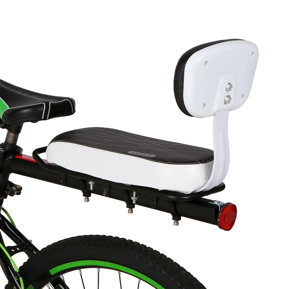 Навесная задняя велосипедная сумка, сиденье, детское сиденье, детская переноска, чехол из искусственной кожи, мягкая подушка, спинка сиденья, велосипедное седло, заднее сиденье велосипеда