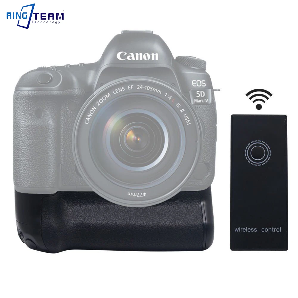 US $380.00 10X BGE20RC Battery Grip For 5D Mark IV Work With Two LPE6 Supports Vertical Shooting With 24G Wireless Remote Control