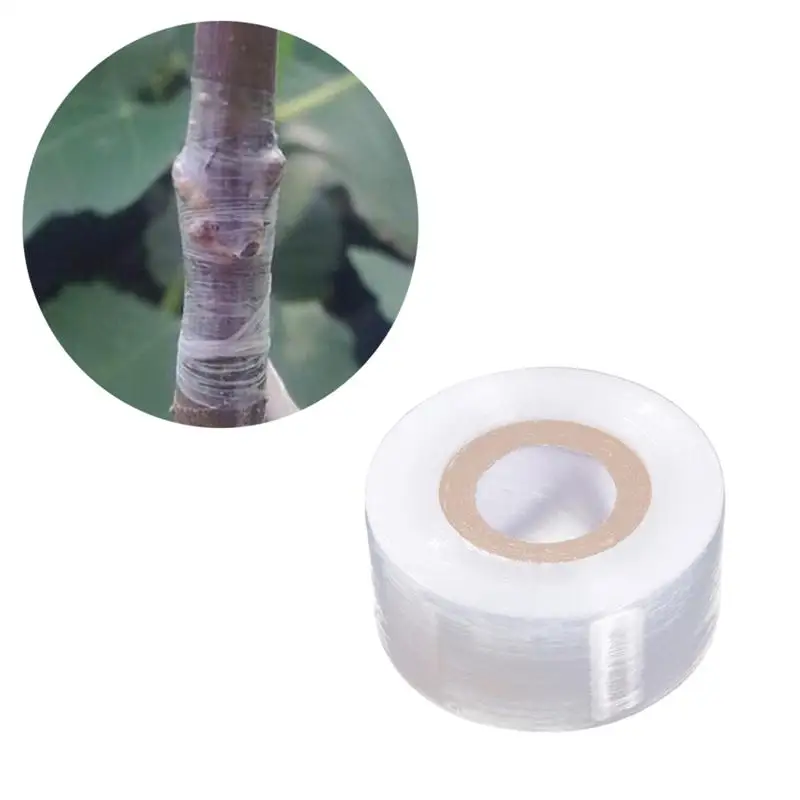 PE Grafting Tape Stretchable Moistureproof Self-adhesive Clear Floristry Film for Pecans Walnuts Citrus Avocado Fruits Tree | Дом и сад