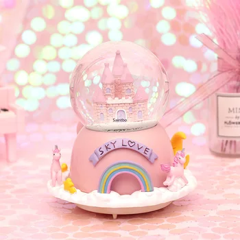 

The girlundefineds heart the unicorn castle the crystal ball, the outside of the snowflake the music box to send a boudoir gift