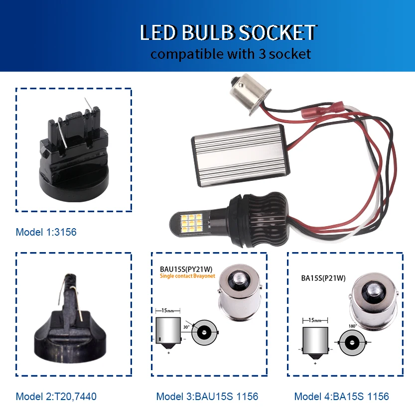 1Set 1156 P21W BA15S PY21W BAU15S 3156 7440 W21W LED  ְ  /DRL  õ /ȣڻ 3030