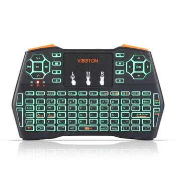 

Viboton I8 Plus Three colors Backlit English Keyboard Mini Wireless Keyboard Air Mouse for Android TV Box Mini PC Laptop