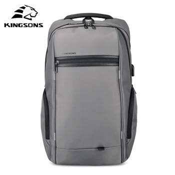 

KINGSONS 2019 New 15 17 Inch Men Women Fashion Laptop Backpack Wear-resistant Business Leisure Travel Student Backpack