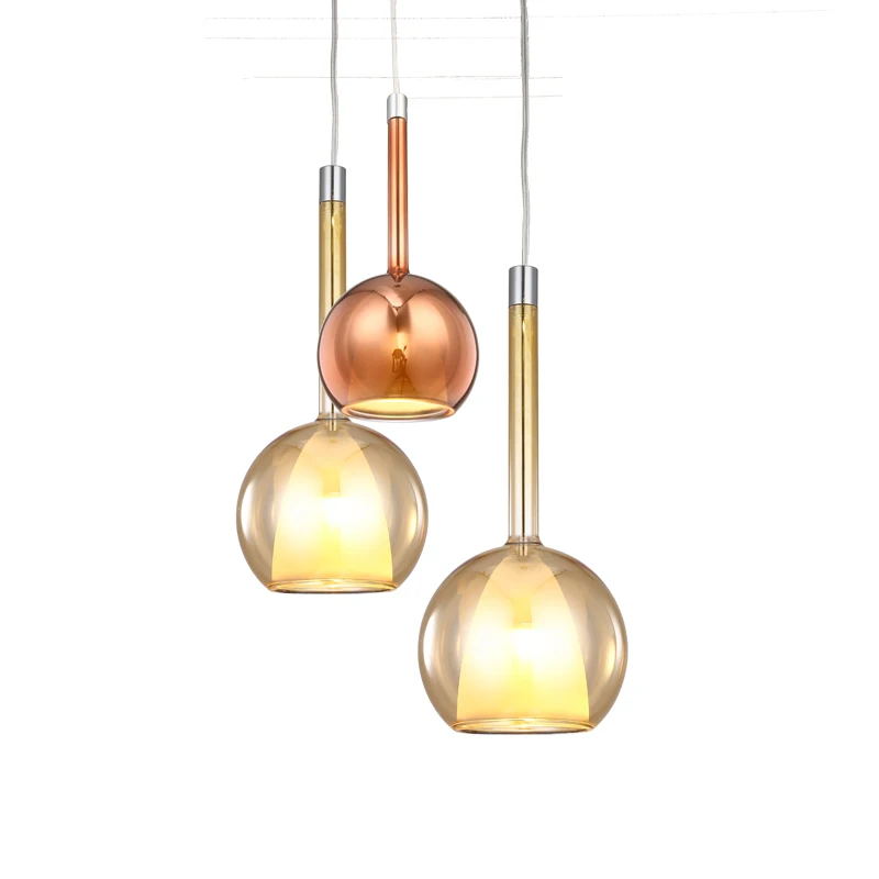

Nordic LED Glass Light Fixtures Living Room Lamp Loft Chandeliers Bar Creative Chandeliers Lighting LED Lustre Kitchen Fixtures