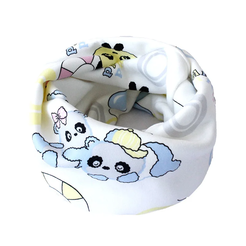23 Плюшевый Детский шарф; зимние детские шарфы; воротники для маленьких девочек с круглым вырезом; шарф; сезон весна-осень; Детский шарф для мальчиков - Цвет: 23