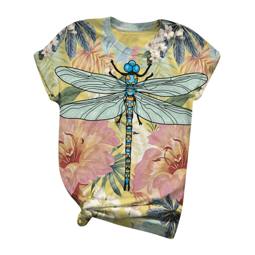 Tshirt Women Plus Size Short Sleeve 3d Animal Printed O-neck Tops Tee T-shirt Haut Camiseta Top Women Harajuku T Shirt Camisas