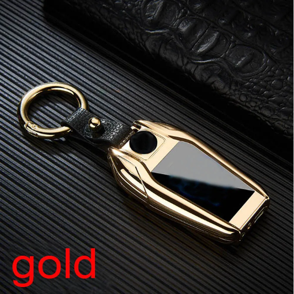 

USB Lighter lighting LED screen Key buckle