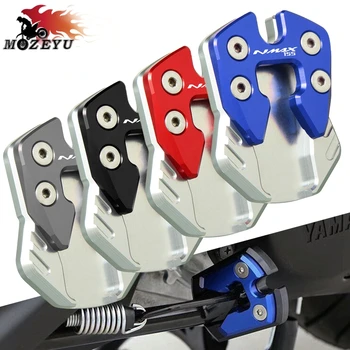 

For YAMAHA NMAX 155 N-MAX 155 2014-2019 2018 CNC Aluminum Motorcycle Side Stand Pad Plate Kickstand Enlarger Support Extension
