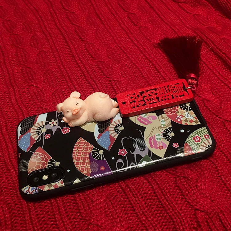 Чехол для iPhone 11 Pro Max Cute Fortune Cat, чехол на заднюю панель для iPhone X XS Max XR 6 7 8plus Maneki Neko Shell+ ремни