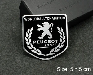 Image 5 - 3D Metal Aluminum Car Styling Emblem Stickers Badge For Peugeot 206 307 308 3008 207 208 407 508 2008 5008 107 106 205 4008 301