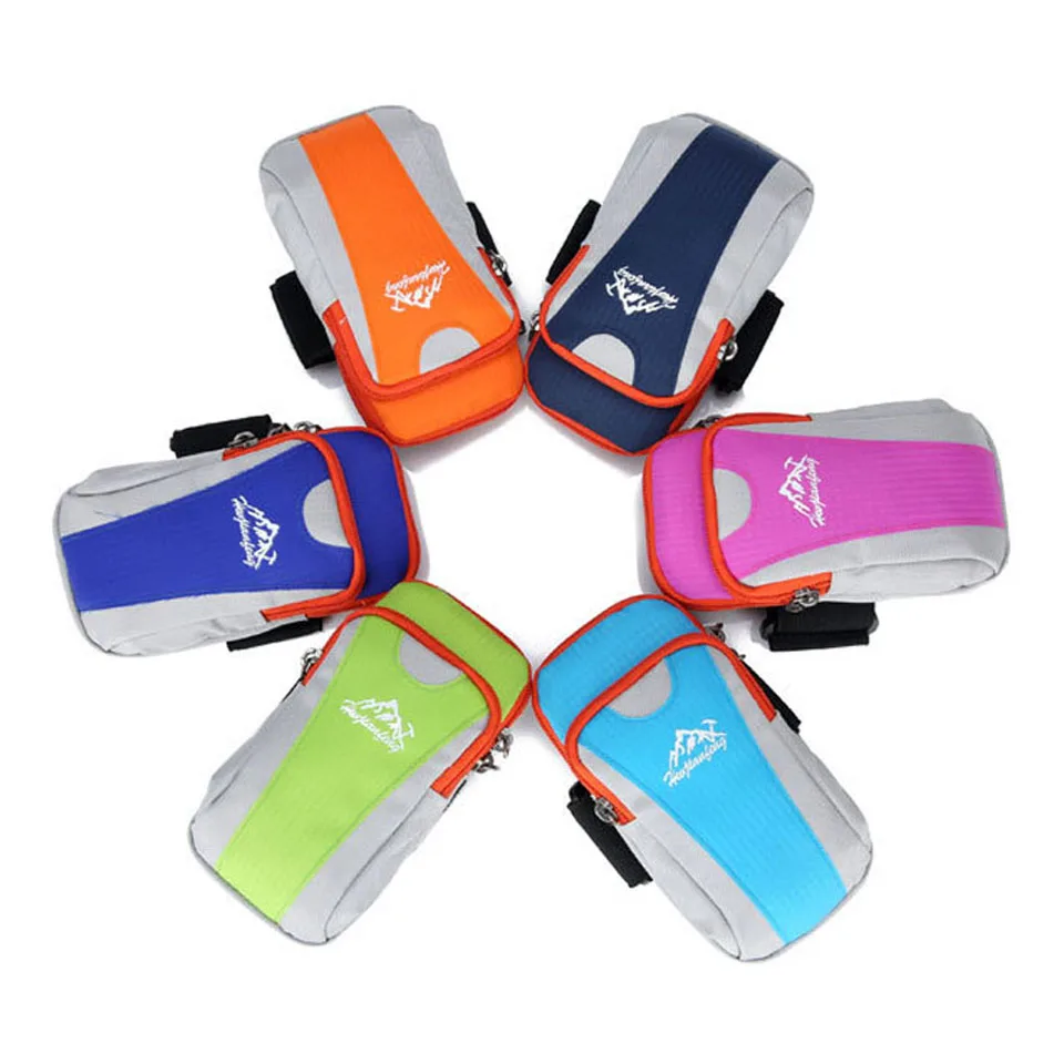 

Outdoor Jogging Running Sports Bag Women Men Gym Wrist Arm Bag Armbands Cover Running Mobile Phone Protection Waterproof Bags