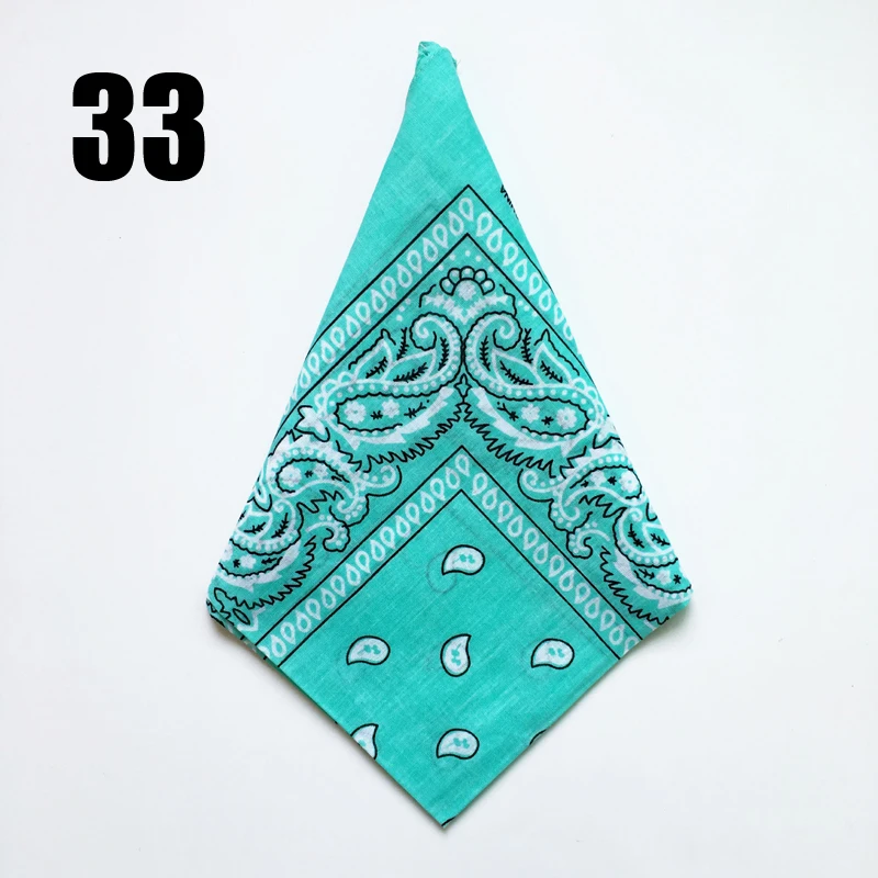 Square Scarf Unisex Hip Hop Black Bandana Kerchief Fashion Street Dance Riding Wrist Wraps Head Square Scarves Print Handchief