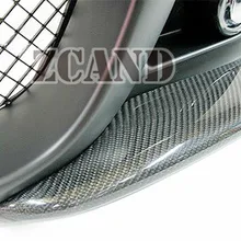Реальные углеродного волокна переднего бампера губы разветвители для BMW E39 M5 1 пара 95-03