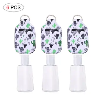 

6PCS 30ML Empty Bottle Cover Set Hand Cleanser Container Set Empty Bottle Cover Set Hand Cleanser Container