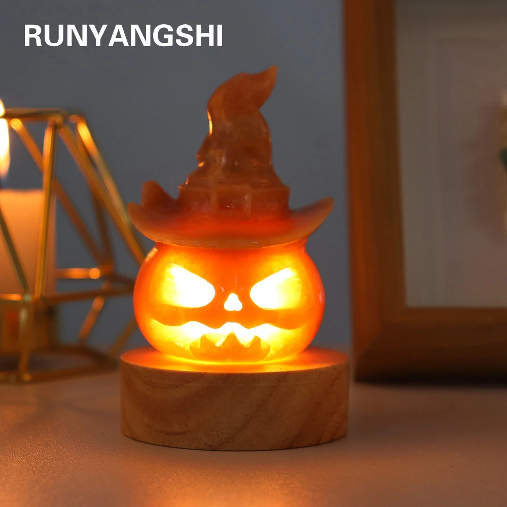 kruising radioactiviteit Mislukking Natural Zonnesteen Pompoen Hoofd Decoratie Manual Gem Carving En Uitholling  Proces Halloween Decoratieve Verlichting|Stenen| - AliExpress