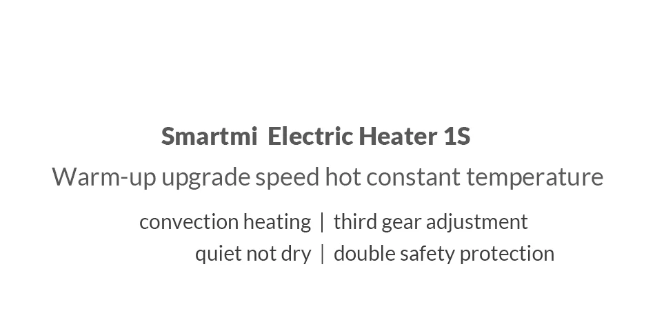 XIAOMI SMARTMI электрический обогреватель 1S умная версия конвекционный нагрев заряжающий тепло быстрый удобный обогреватель для комнаты пульт дистанционного управления