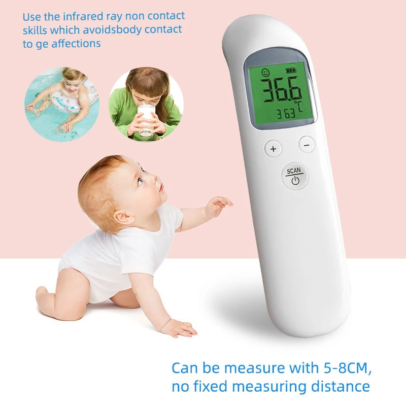 

1pc Digital Electronic Forehead Thermometer Household Kids Temperature Meter Body Infrared Thermometer Gun For Baby Health Care