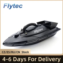 Flytec-barco teledirigido 2011-5 RTF, modulación de frecuencia automática inteligente, Control remoto, cebo, barco, herramientas de pesca