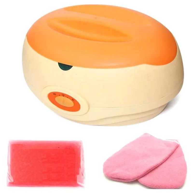 Wax Heater set Подогреватель парафина+ 1 воск домашний спа воск машина и перчатки ручной уход за кожей ног для увлажнения Тепловая терапия - Цвет: Wax Heater set
