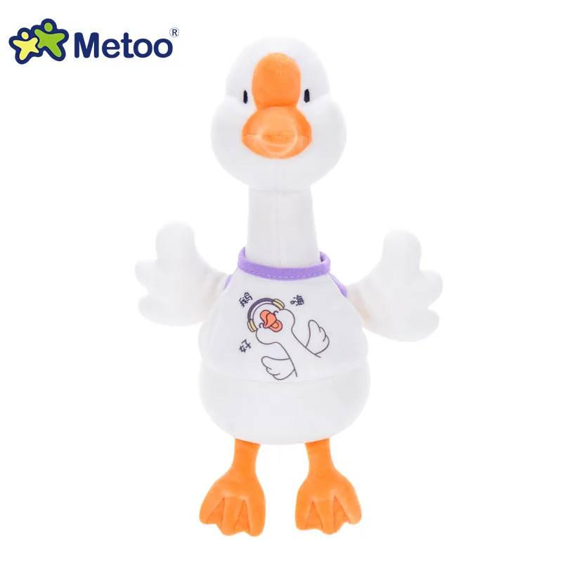 32 см кукла Metoo набивные плюшевые игрушки животные детские игрушки для девочек и мальчиков детские Мультяшные плюшевые игрушки Lucky Goose мягкие игрушки - Цвет: 2