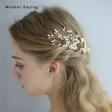 Сказочные цветы и филиал Свадебные клипсы Формальные Женщины 1 пара Свадебные Заколки Свадебные аксессуары головной убор dekoracje weselne
