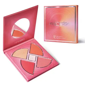 

Face Makeup Blush and highlighter Palette Cosmetics Kit Cheek Shimmer Bronzer & Highlighters