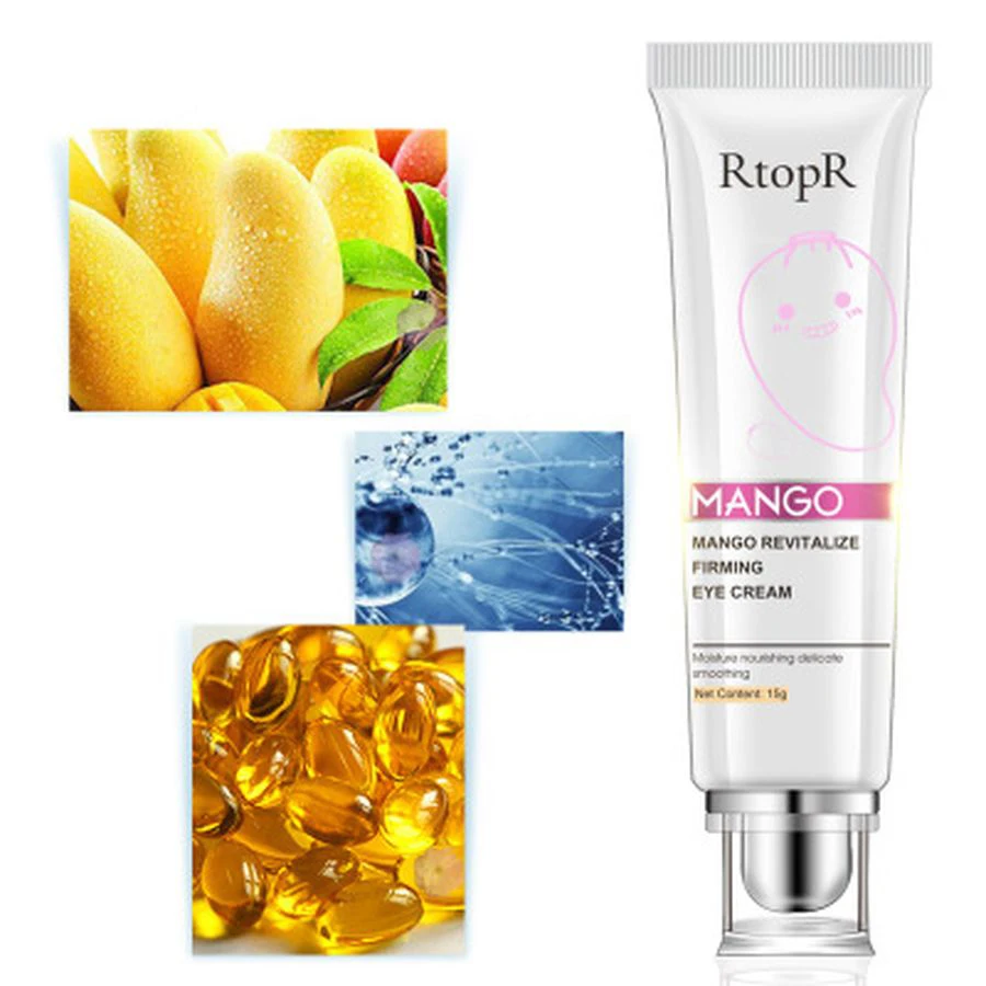 Eye Cream Mango Anti Winkles Skin Care Anti-Puffiness Dark Circle Anti-Aging Moisturizing Eyes Creams Firming Makeup Eye Skin
