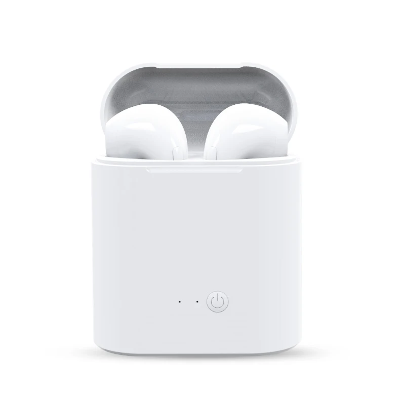 i7s set White M& J i7s TWS пара беспроводной Hearphone Bluetooth наушники I7 спортивные наушники гарнитура с микрофоном для iPhone Xiaomi samsung huawei - Цвет: i7s set White