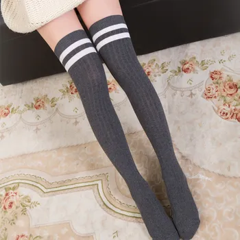 

Autumn's new sweet understocking over knee-length ceiling stockings thigh high stockings women knee high socks
