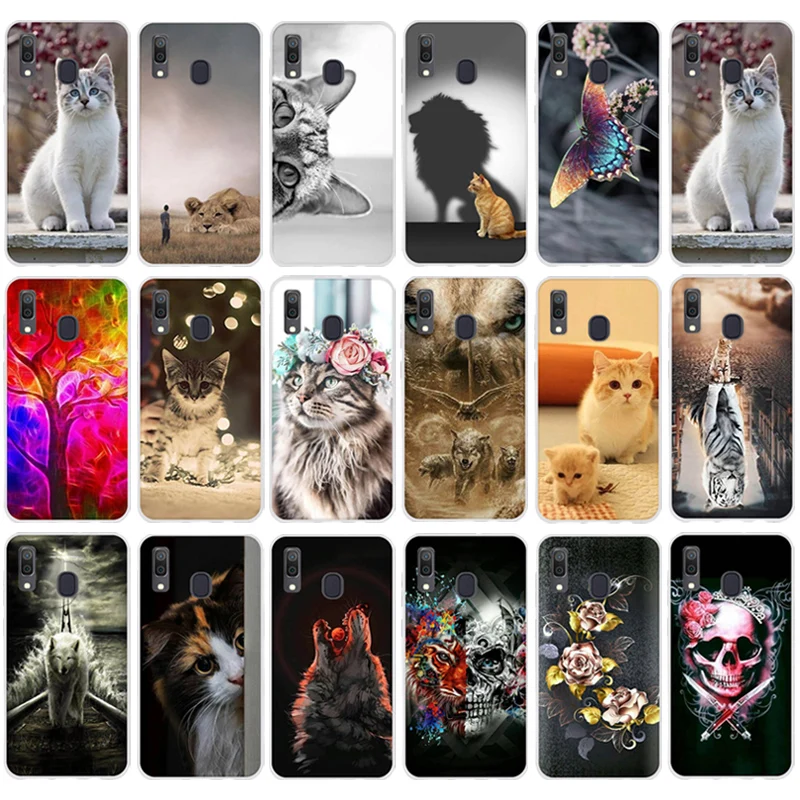 Чехол для Samsung Galaxy A20 чехол A30 силиконовый мягкий из ТПУ A 20 2019 A205F A20E A202F чехлы