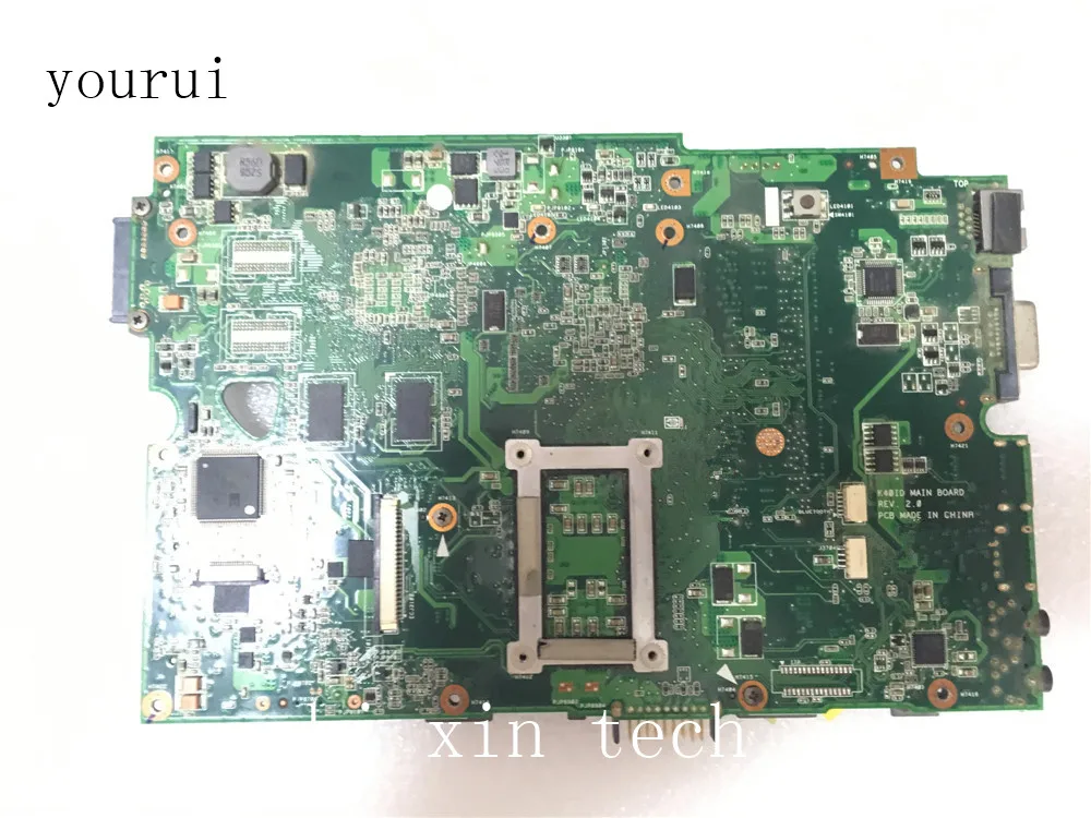 Yourui-placa-mãe para Asus K40id K40ie Laptop Rev 2.0 Ddr3 100 Original Alta Qualidade - Imagem 2