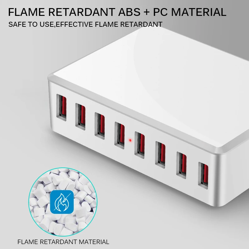 Зарядное устройство для смартфона 8 портов usb зарядное путешествий походная