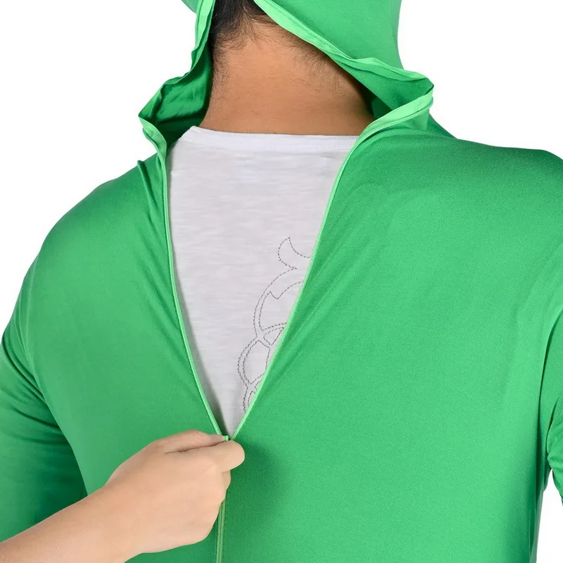 Terno de Tela Verde Chroma Key Cosplay Trajes Tiktok Backdrop Filme de Vídeo Efeito Invisível Elástico Bodysuit Apertado - Image 2
