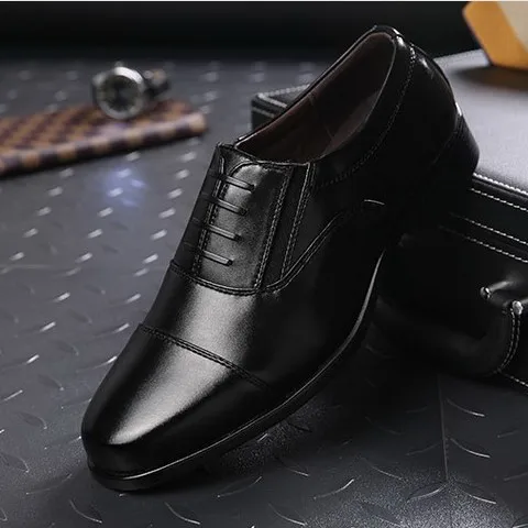 

Men Wedding Shoes Microfiber Leather Formal Business Pointed Toe for Man Dress Shoes Men's Oxford Flats 2020 New