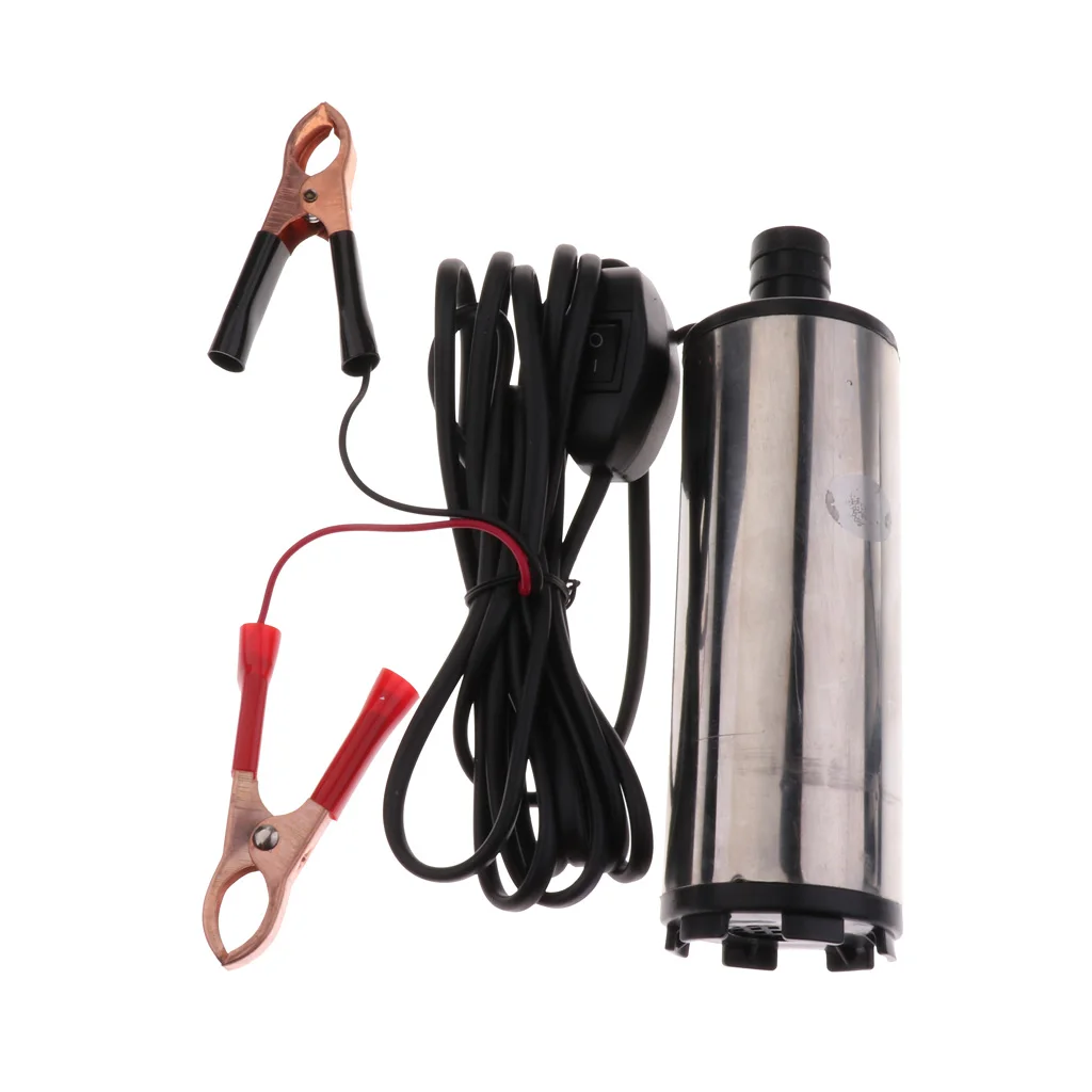 Brand New Durable Car 24V Submersible Pump 51mm Diesel Fuel Transfer 30L/min