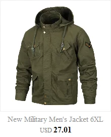 Новая военная мужская куртка Весенняя модная вышивка хлопок стоячий воротник размера плюс Повседневная Куртка бомбер мужская куртка 4XL BF8526