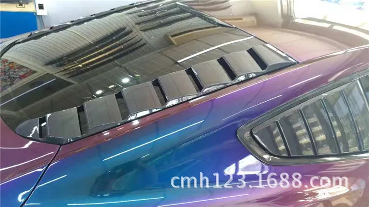 Подходит для Ford Mustang 15-17 лет заднее стекло маленькие декоративные жалюзи