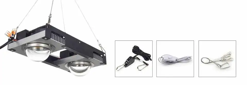 Description Picture 4 of itemCXB3590 COB LED Grow Light Full Spectrum Citizen1212 200W LED Plant Grow Lamp for Indoor Tent Greenhouses Hydroponic Plant