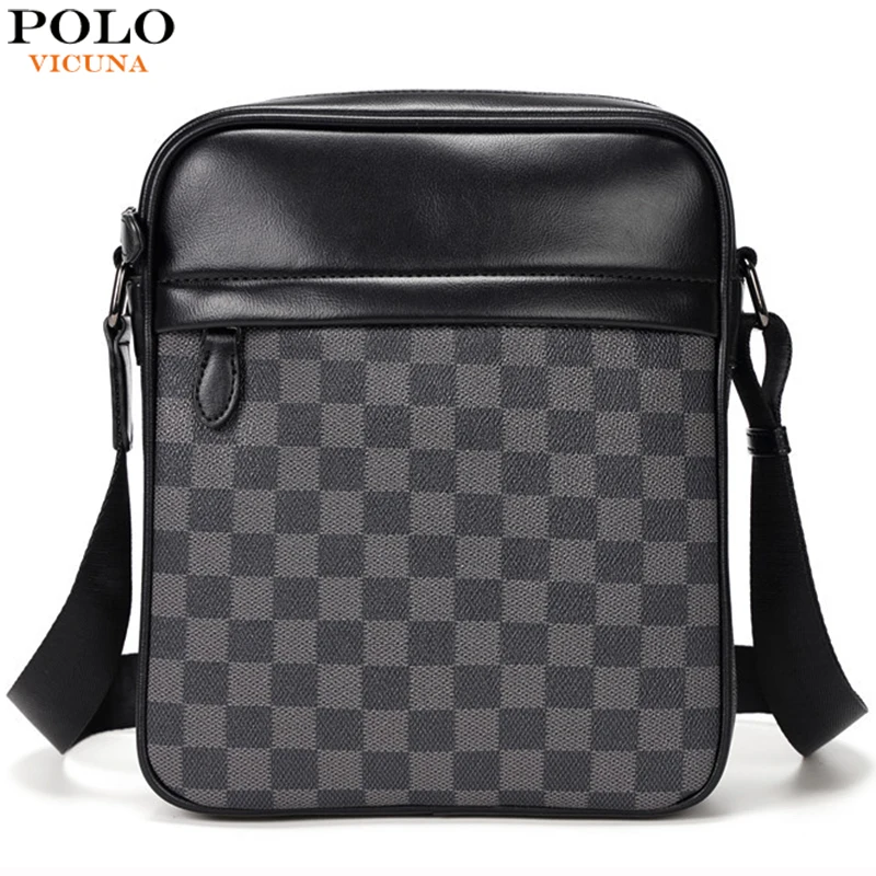 VICUNA POLO модные дорожные мужские сумки-мессенджеры Офисные Сумки через плечо для