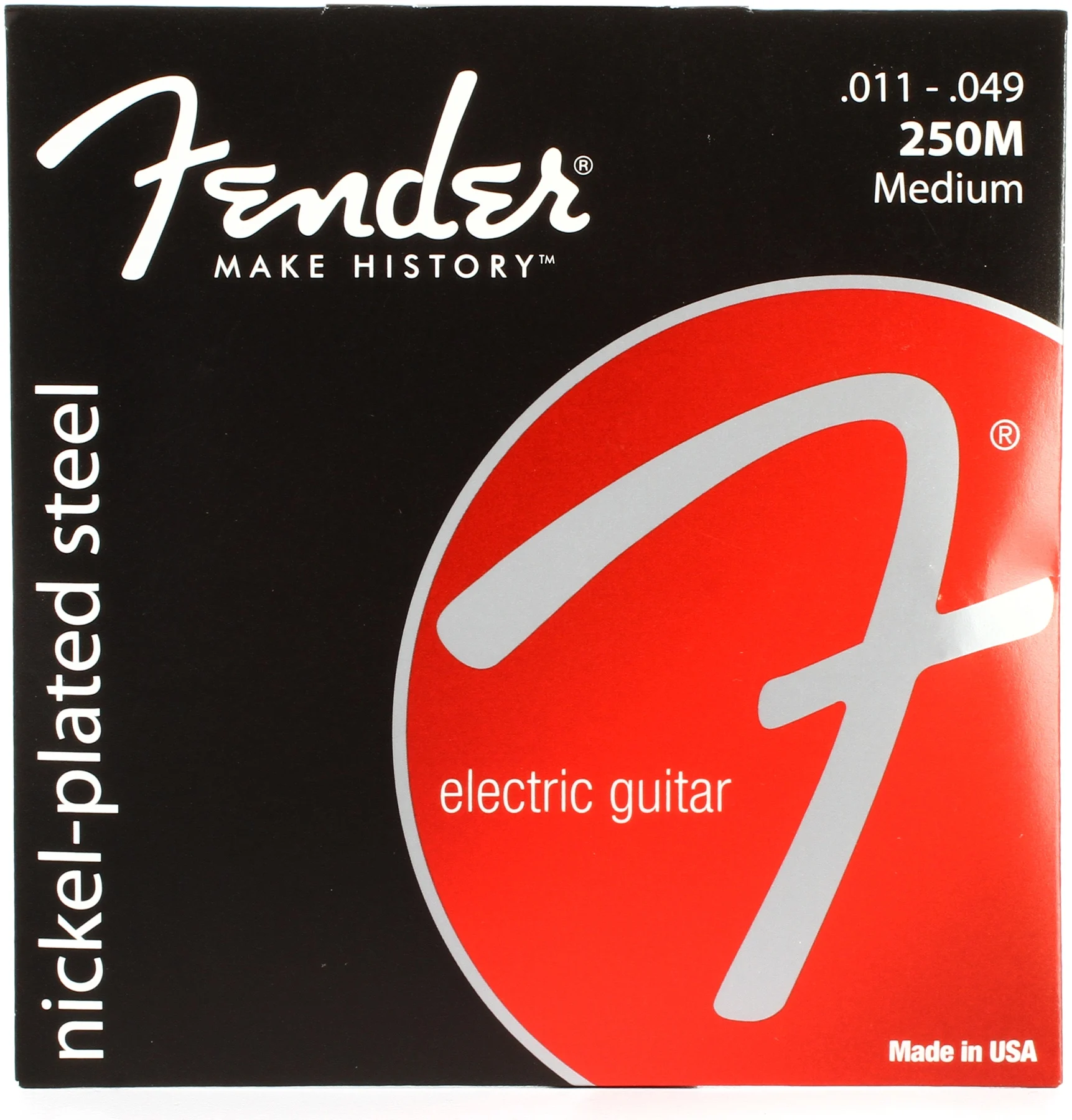 Стальные гитарные струны Fender Super 250's с никелированным покрытием все 8 доступных