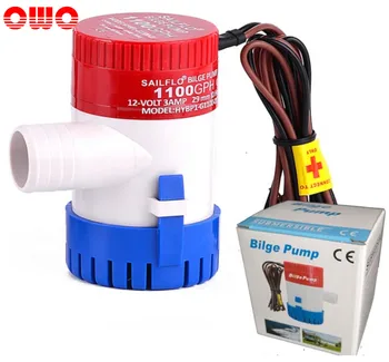 

12V/24V original Sailflo 1100GPH boat bilge pump submersible draining pump pump , yacht dewatering pump, solar bilge pump